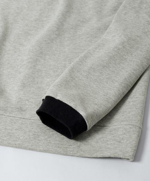 COBMASTER（コブマスター）の「【COBMASTER】 裏毛 クルーネック リンガー スウェット（スウェット・メンズ・オートミール/オリーブ/チャコール・MEDIUM/LARGE）」の18枚目の写真