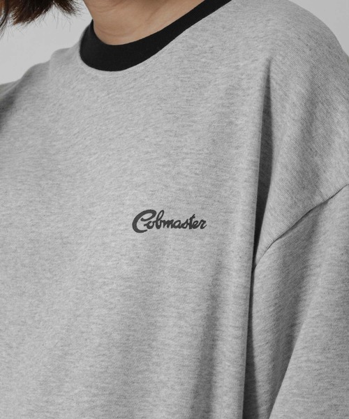 COBMASTER（コブマスター）の「【COBMASTER】 裏毛 クルーネック リンガー スウェット（スウェット・メンズ・オートミール/オリーブ/チャコール・MEDIUM/LARGE）」の4枚目の写真