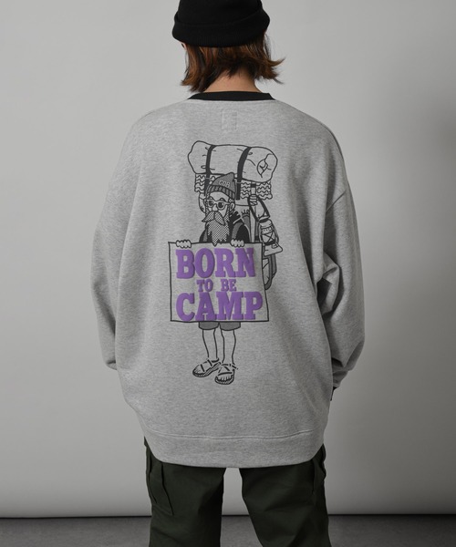 COBMASTER（コブマスター）の「【COBMASTER】 裏毛 クルーネック リンガー スウェット（スウェット・メンズ・オートミール/オリーブ/チャコール・MEDIUM/LARGE）」の9枚目の写真