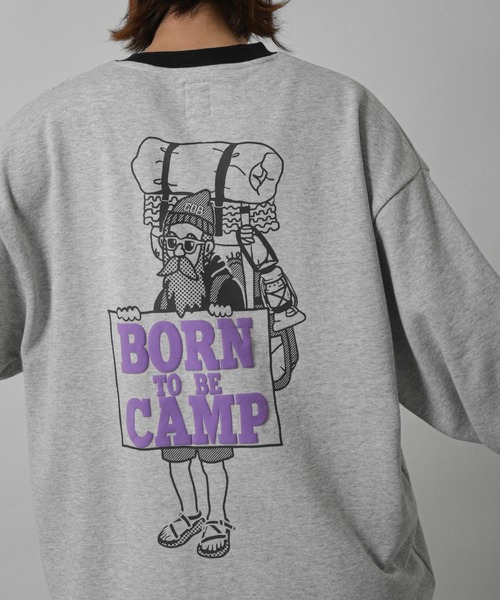 COBMASTER（コブマスター）の「【COBMASTER】 裏毛 クルーネック リンガー スウェット（スウェット・メンズ・オートミール/オリーブ/チャコール・MEDIUM/LARGE）」の12枚目の写真