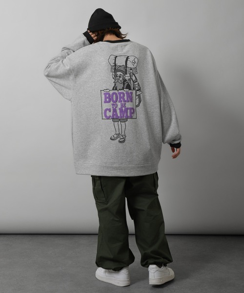 COBMASTER（コブマスター）の「【COBMASTER】 裏毛 クルーネック リンガー スウェット（スウェット・メンズ・オートミール/オリーブ/チャコール・MEDIUM/LARGE）」の13枚目の写真