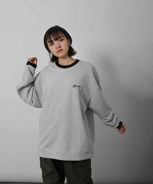 COBMASTER（コブマスター）の「【COBMASTER】 裏毛 クルーネック リンガー スウェット（スウェット・メンズ・オートミール/オリーブ/チャコール・MEDIUM/LARGE）」の15枚目の写真