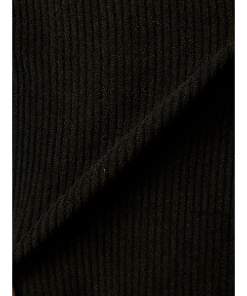 TRANS CONTINENTS（トランスコンチネンツ）の「TRANS CONTINENTS　太畝コーデュロイ　セットアップイージーパンツ　ブラック/ベージュ（スラックス・メンズ・ブラック/ベージュ・S/L/LL/M）」の3枚目の写真