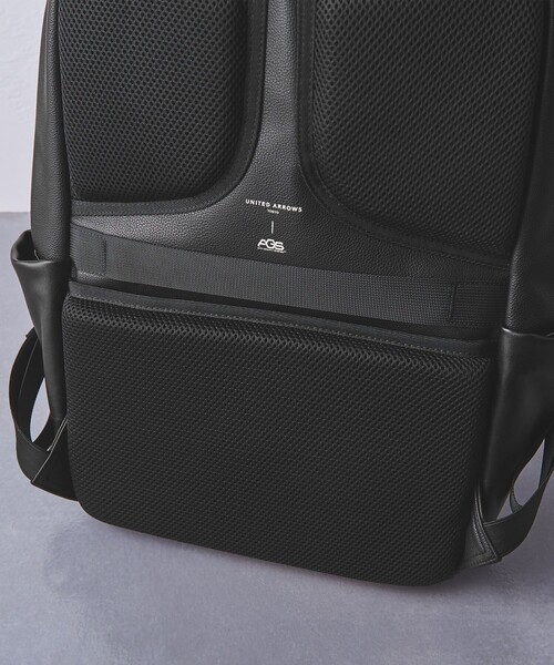 ほぼ未使用‼️AGS DAIRY ビジネス バックパック ブラック UNITED ARROWS（ユナイテッドアローズ）の「AGS DAIRY バック