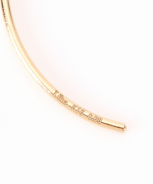 ❤️人気18金✨新品未使用❤️アイオライト ペアシェイブカット 1.4ct両耳ピアス ペアシェイプホールダイヤフックピアス0.16ct K18（両耳