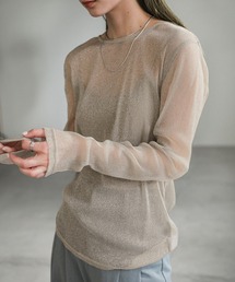 select MOCA | ラメシアートップス(Tシャツ/カットソー)