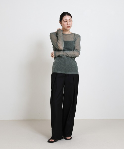 ラメシアートップス（Tシャツ/カットソー）｜select MOCA（セレクト