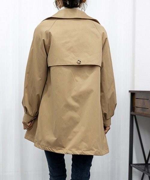 Miniministore（ミニミニストア）の「ライトトレンチジャケット レディース上品（トレンチコート・レディース・ベージュ/ダークグリーン/ブラック・M/L）」の17枚目の写真