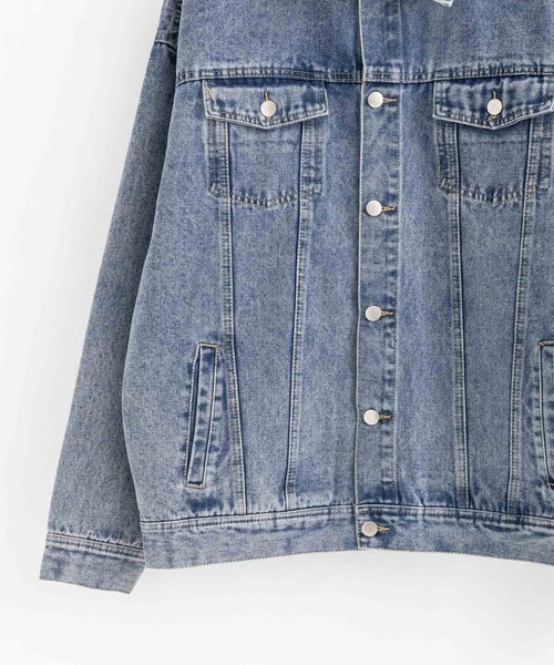 デニムジャケット Three Rivers オーバーサイズ notch.｜オーバーサイズデニムジャケット | Rakuten Fashion