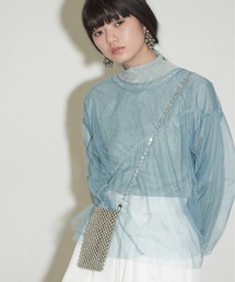 THE YOn | ビーズデザインスマホショルダーポーチ(ショルダーバッグ)