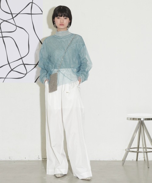 THE YOn（ザヨン）の「ビーズデザインスマホショルダーポーチ（ショルダーバッグ・レディース・シルバー/クリア・FREE）」の10枚目の写真