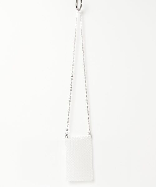 THE YOn（ザヨン）の「ビーズデザインスマホショルダーポーチ（ショルダーバッグ・レディース・シルバー/クリア・FREE）」の21枚目の写真