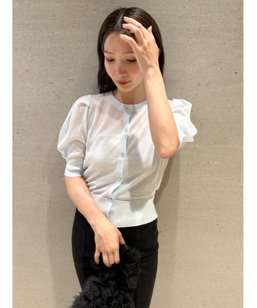 SNIDEL（スナイデル）の「ラメカーディガン（ニット/セーター）」 - WEAR