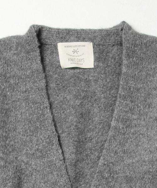 B:MING by BEAMS（ビーミングバイビームス）の「ビーミング by ビームス / ロングニットカーディガン（カーディガン/ボレロ・レディース・ホワイト/ブラック/トップグレー・ONE SIZE）」の11枚目の写真