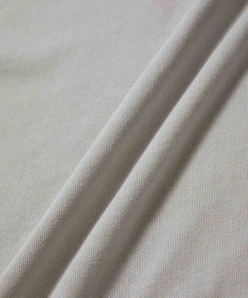 re_k by JUNRED（レクバイジュンレッド）の「re_k by JUNRED / オーバーダイワンポイントクルーネックスウェット（スウェット・メンズ・チャコールグレー/パープル/ライトグレー・M/S/L）」の5枚目の写真
