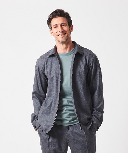 セール】ZIP SHIRTS JACKET（ブルゾン）｜junhashimoto（ジュン