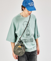 UNIVERSAL OVERALL | 【UNIVERSALOVERALL / ユニバーサルオーバーオール】zile nylon pouch / ショルダー巾着バック / UVO-023A(ボディバッグ/ウエストポーチ)