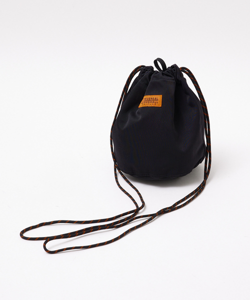 UNIVERSAL OVERALL（ユニバーサルオーバーオール）の「【UNIVERSALOVERALL / ユニバーサルオーバーオール】zile nylon pouch / ショルダー巾着バック / UVO-023A（ボディバッグ/ウエストポーチ・メンズ・チャコールグレー/ブラック/ネイビー・フリー）」の8枚目の写真