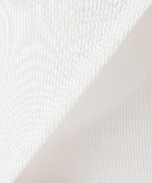 plage（プラージュ）の「whisper rib long Tシャツ（Tシャツ/カットソー・レディース・ホワイト/ブラック/レモンイエロー・FREE）」の7枚目の写真