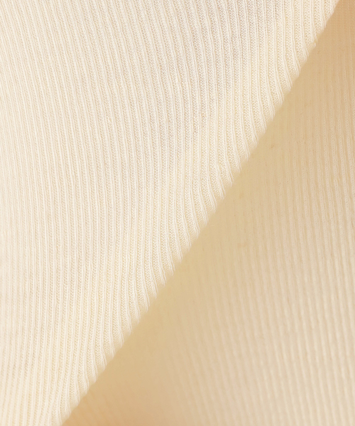 plage（プラージュ）の「whisper rib long Tシャツ（Tシャツ/カットソー・レディース・ホワイト/ブラック/レモンイエロー・FREE）」の5枚目の写真