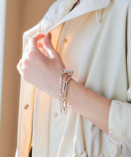 YECCA VECCA（イェッカヴェッカ）の「ミドル丈マウンテンパーカー（マウンテンパーカー・レディース・ベージュ/ネイビー/アイボリー・FREE）」の11枚目の写真