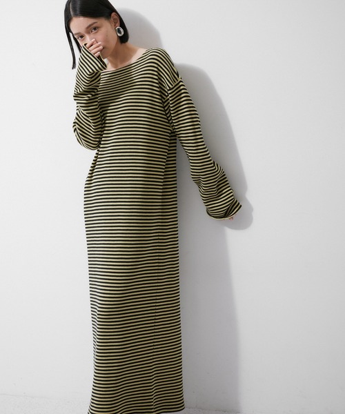 Miller for ADAM ET ROPE'】 別注WAFFLE BORDER DRESS