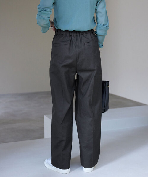 SLOBE IENA（スローブイエナ）の「フレンチリネンコットンパンツ（その他パンツ・レディース・ブラック/ベージュ・36/38）」の21枚目の写真