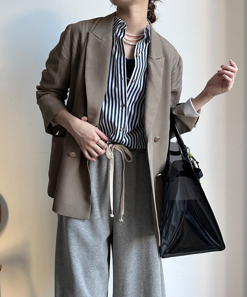 DouDou（ドゥドゥ）の「メッシュダブルジャケット（テーラード