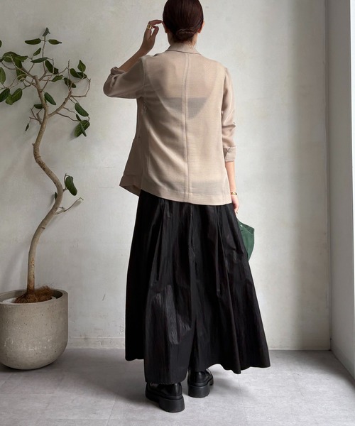 メッシュダブルジャケット（テーラードジャケット）｜DouDou（ドゥドゥ