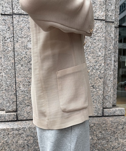 メッシュダブルジャケット（テーラードジャケット）｜DouDou（ドゥドゥ