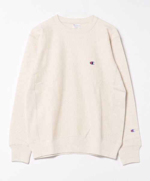 新品 Championチャンピオン リバースウィーブ C3B013 クリーム M リバースウィーブ(R)クルーネックスウェットシャツ 25SS メンズ
