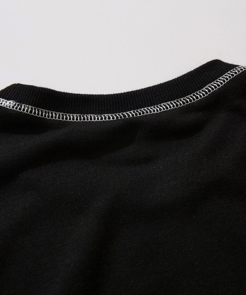 HOOK（フック）の「HOOK -original-　ブロックベアワッペン刺繍レインボーフリンジ飾りステッチスウェット（スウェット・メンズ・グリーン/ネイビー/パープル/ブラック・XL/M/L）」の20枚目の写真