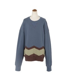 Block Patchwork Sweat