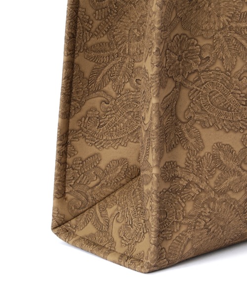 FREE'S MART(フリーズマート)の「◇エンボスペイズリーバッグ(トートバッグ・レディース・ブラック/ブラウン/カーキ・フリ-)」の8枚目の写真