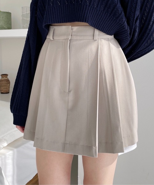 Heather（ヘザー）の「ヘムシャツミニスカート　111384（スカート・レディース・グレー系その他/ブラック/ベージュ・S/M）」の3枚目の写真