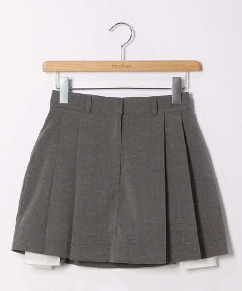 Heather（ヘザー）の「ヘムシャツミニスカート　111384（スカート・レディース・グレー系その他/ブラック/ベージュ・S/M）」の18枚目の写真