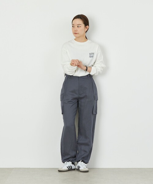 MACKINTOSH PHILOSOPHY(マッキントッシュ フィロソフィー)の「GREY LABEL シャープロゴロンT(Tシャツ/カットソー・レディース・ブラック/チャコールグレー/ホワイト・6/2)」の12枚目の写真
