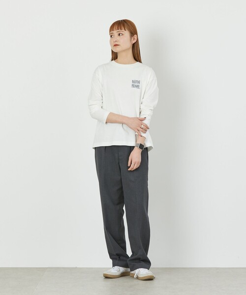 MACKINTOSH PHILOSOPHY(マッキントッシュ フィロソフィー)の「GREY LABEL シャープロゴロンT(Tシャツ/カットソー・レディース・ブラック/チャコールグレー/ホワイト・6/2)」の11枚目の写真
