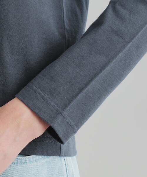 MACKINTOSH PHILOSOPHY(マッキントッシュ フィロソフィー)の「GREY LABEL シャープロゴロンT(Tシャツ/カットソー・レディース・ブラック/チャコールグレー/ホワイト・6/2)」の7枚目の写真