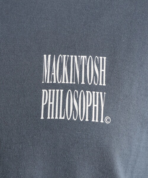 MACKINTOSH PHILOSOPHY(マッキントッシュ フィロソフィー)の「GREY LABEL シャープロゴロンT(Tシャツ/カットソー・レディース・ブラック/チャコールグレー/ホワイト・6/2)」の6枚目の写真