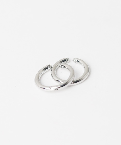 B.I.D.（ビーアイディー）の「《Stainless》 Hoop Ear Crip（イヤリング・レディース・ゴールド/シルバー/ブラック・FREE）」の7枚目の写真