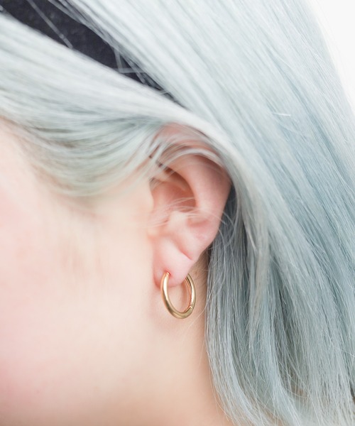 B.I.D.（ビーアイディー）の「《Stainless》 Hoop Ear Crip（イヤリング・レディース・ゴールド/シルバー/ブラック・FREE）」の8枚目の写真