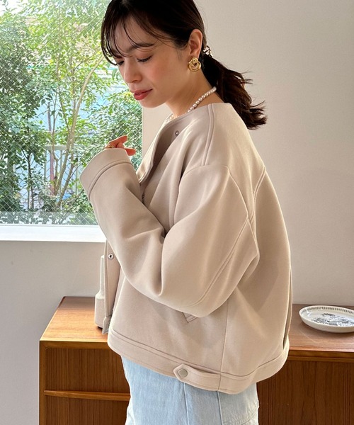 極美品 ドゥーズィエムクラス エブリデイアイライク アサ ダブル ジャケット DeuxiemeClasse EVERYDAY I LIKE ダブルジャケット（美品