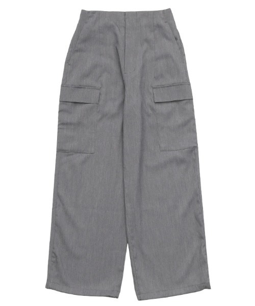 select MOCA（セレクトモカ）の「スラックスカーゴパンツ（カーゴパンツ・レディース・グレー/ブラック・FREE）」の11枚目の写真