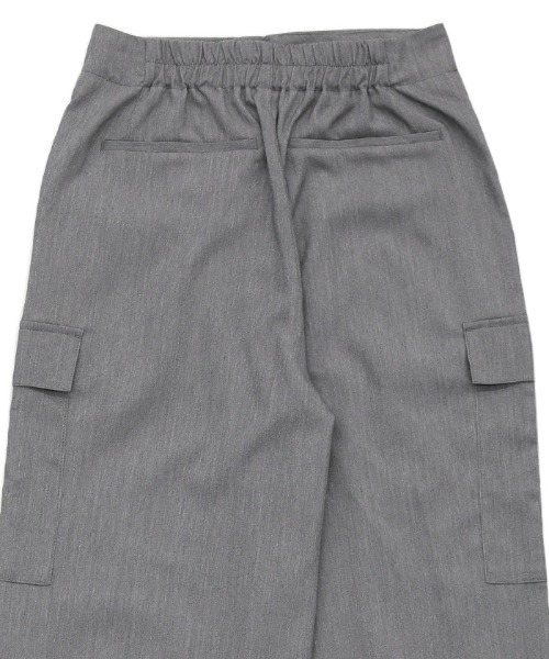 select MOCA（セレクトモカ）の「スラックスカーゴパンツ（カーゴパンツ・レディース・グレー/ブラック・FREE）」の8枚目の写真
