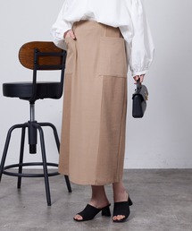 Chez toi | 異素材ナロースカート(スカート)