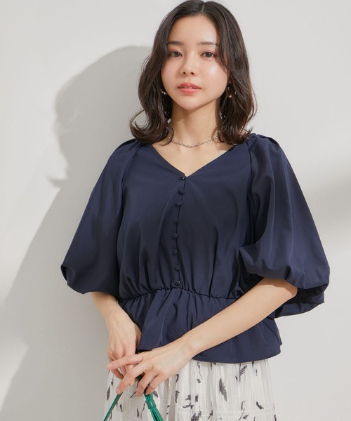 kaval カヴァル Vネック バルーンスリーブ シャツ ブラウス kaval カヴァル Vネック バルーンスリーブ シャツ ブラウス 2025