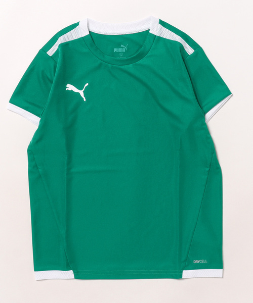 PUMA（プーマ）の「《PUMA》TEAMLIGA ゲームシャツ JR（Tシャツ/カットソー・キッズ・ブルー/ブラック/レッド/ホワイト/グリーン/レッド系その他/ネイビー/イエロー・130/140/150/160）」の3枚目の写真