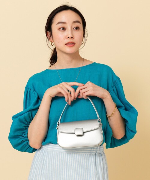 UNTITLED（アンタイトル）の「◆マルチWayミニショルダー（ショルダーバッグ・レディース・シルバー/キャメル・99）」の12枚目の写真