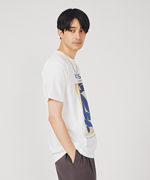 EDIFICE（エディフィス）の「【MATISSE / マティス】別注  アートプリント  Tシャツ（Tシャツ/カットソー・メンズ・ブラックミックス/ホワイト系その他/ホワイト/ブラック系その他/ホワイト×ホワイト/ブラック・LARGE/MEDIUM）」の7枚目の写真